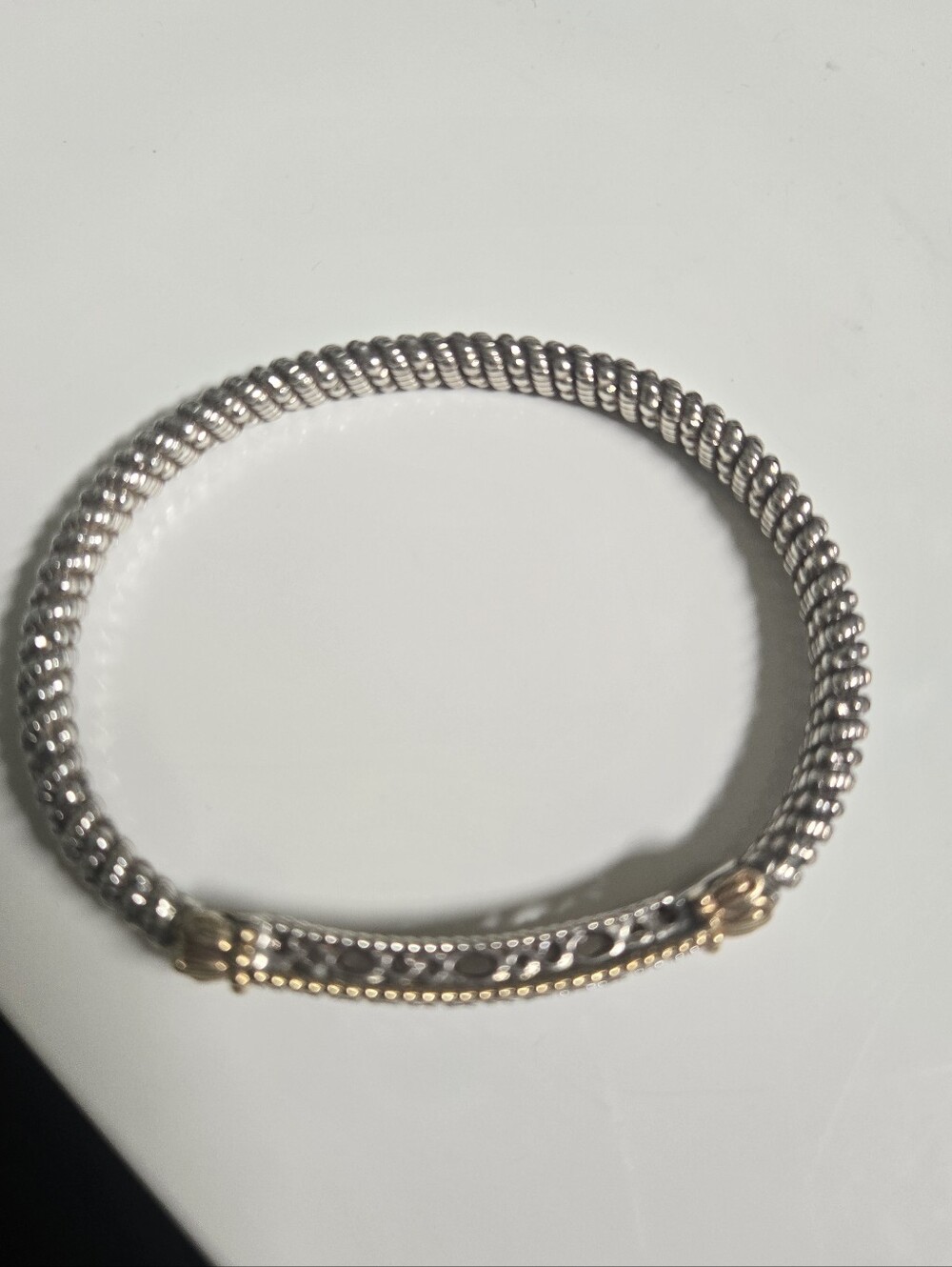 Vahan Diamond Line Bangle - Picture 2 of 3